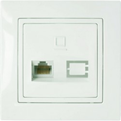 Розетка компьютерная  RJ45 кат.5е